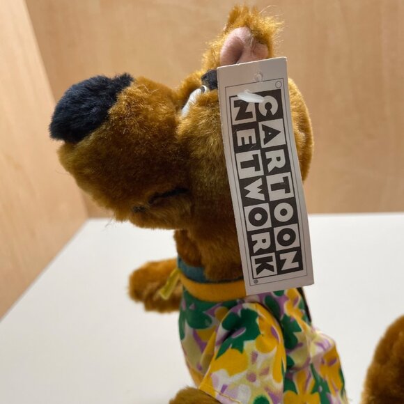 Scooby-Doo Cartoon Network Plush Toy In Floral Shirt - Collectible 10" Stuffed A - Picture 6 of 11